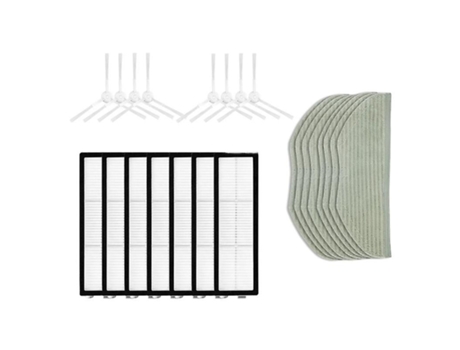 Peças escovas laterais filtros hepa mop pads para xiaomi mijia stfcr01sz