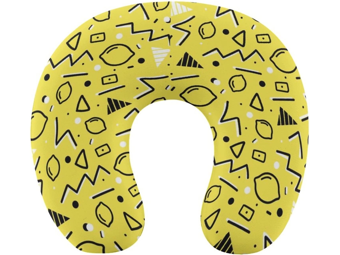 Almohada Viaje Forma Diseño Espuma Viscoelástica Viscoelástica Fácil Relajación Cómodos Familia.brfácil