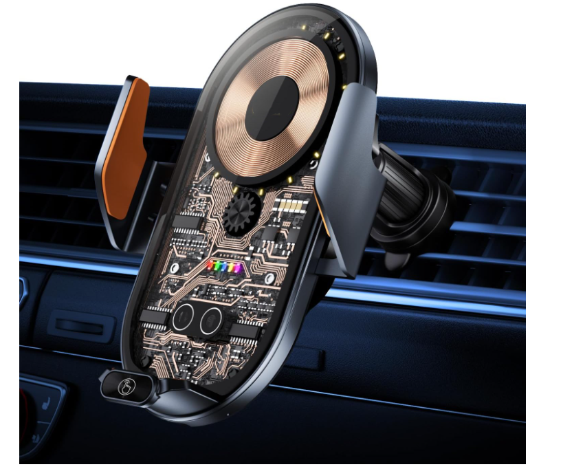 Cargador Coche Inalámbrico Carga Rápida CHRONUS
