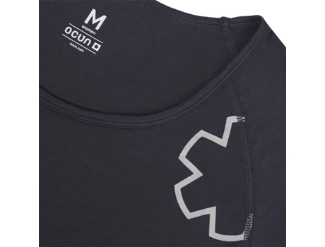 Camiseta de Mujer para Escalada OCUN Blossom Bambú Gris (XS)