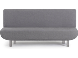 Funda de Sofá Clic Clac 3 Plazas EYSA Premium Troya Tejido Elástico (200 x 140 x 100 cm - Poliéster y Algodón - Gris)