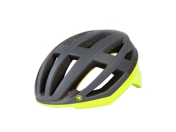 ENDURA Casco FS260-Pro Mips Gris-Amarillo - Casco de carretera ligero y ventilado con tecnología MIPS Talla: L (58-63cm)
M (55-59cm)
S M