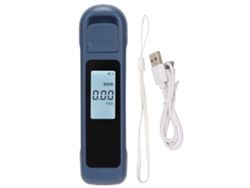 Detector De Álcool Portátil Sem Contato Com Tela Lcd Bateria Recarregável Alta Precisão Bac