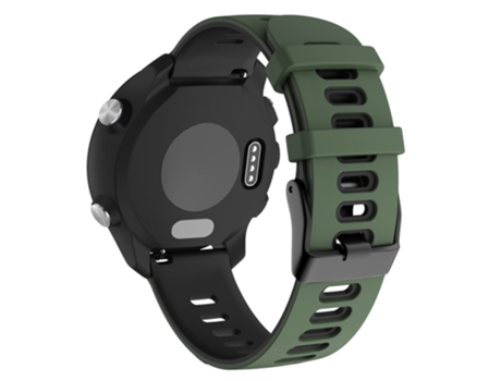 Correa de Silicona bicolor para Samsung Galaxy Watch 5 40mm/44mm/5 Pro 45mm - verde militar/negro