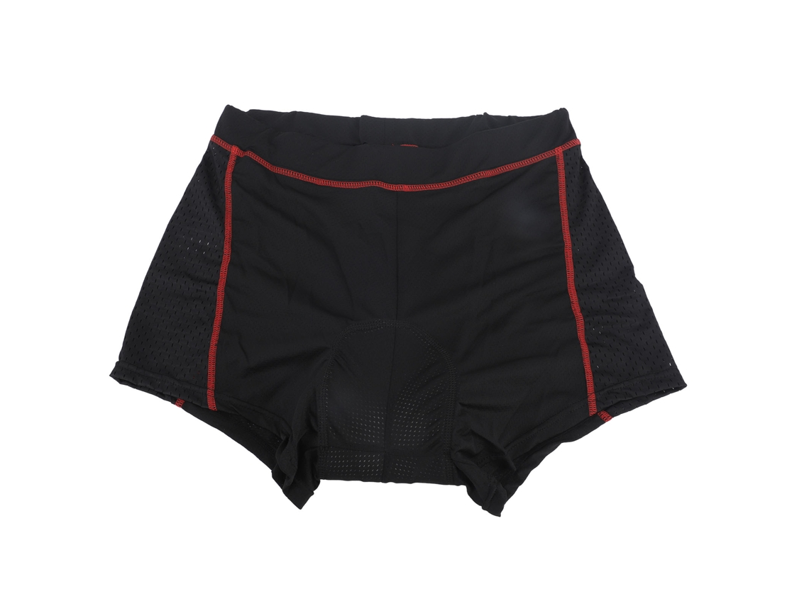Calcinha De Ciclismo Com Preenchimento Absorção De Impacto Respirável Secagem Rápida Para Ski Esquiágio L