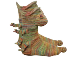 2026-28553-calcetines De Camaleón Tejidos Personalizados Unisex Regalo De Navidad Cálidos Suaves