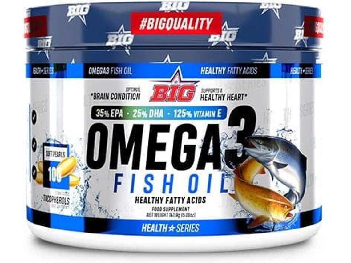 Complemento Alimentar BIG Omega 3 Fish Oil 100