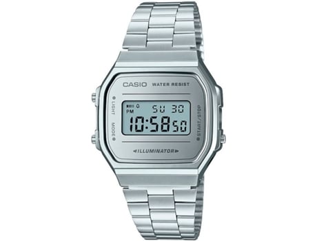 Reloj Digital CASIO Hombre (Acero - Plateado)