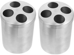 Juego De 2 Piezas De Acero Para Portacepillos De Dientes Y Organizador Para Baño