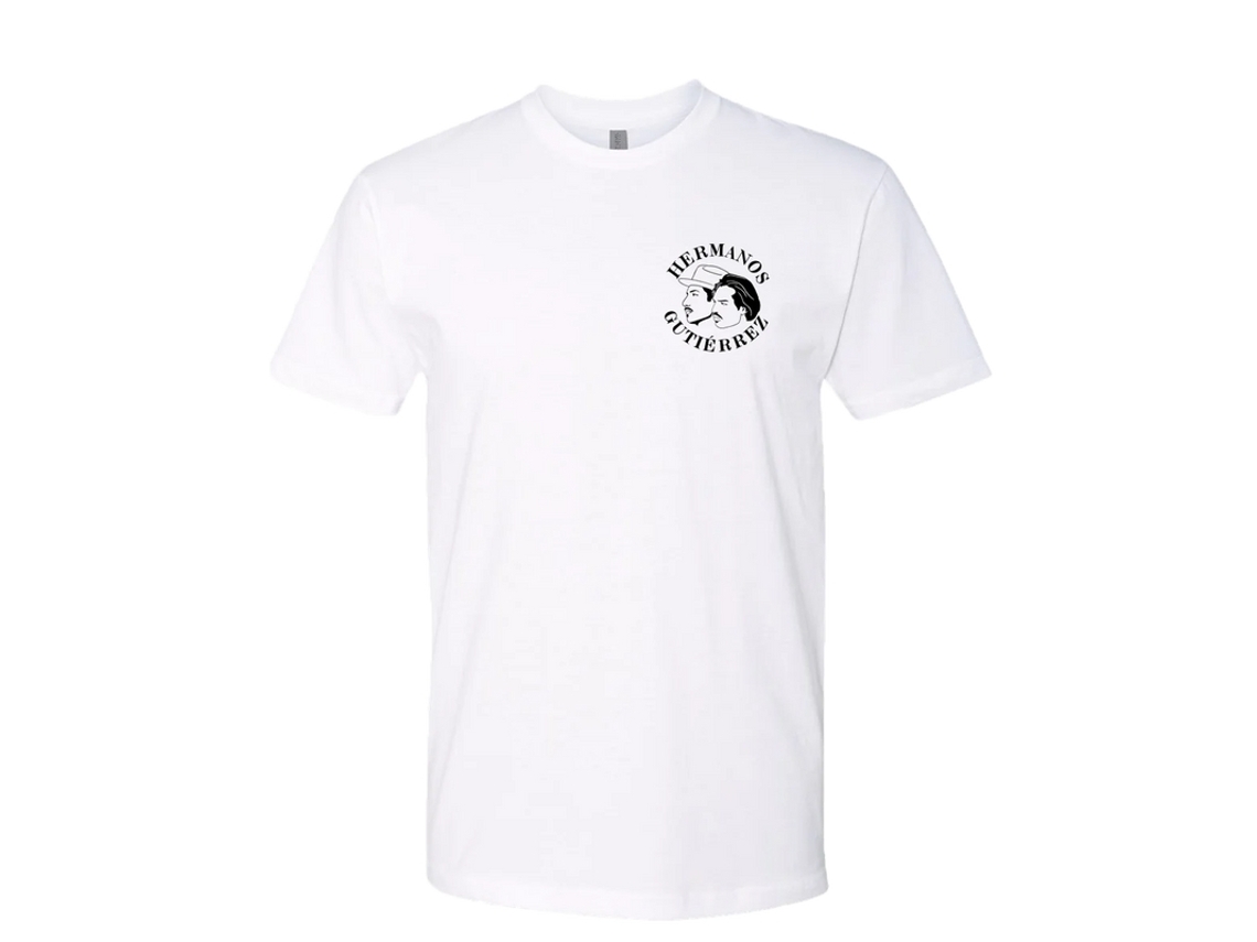 Hermanos Gutierrez Classic Logo White T- Rockinstone Size:m