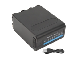 Batería NP F990 de 7,4 V y 800 mAh para cámara MC2500C, luz LED y monitor.