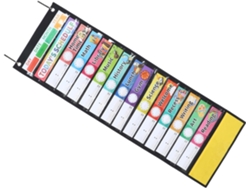 Organisateur De Planning Scolaire Poche Avec Cartes Personnalisables Support Visuel Pour