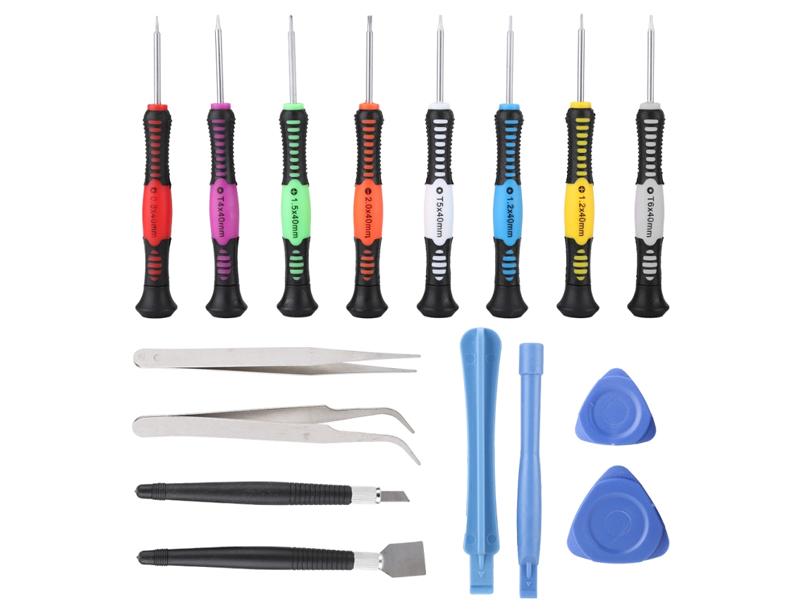 Kit De Destornilladores De Precisión Para Reparación De Teléfonos Móviles (16 En 1 Multifunción)