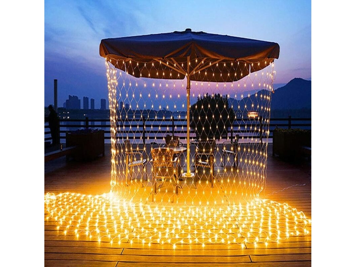 Guirnalda De Luces Led Con 540 Led – 6 M X 4 M – Blanco Cálido – Cadena De