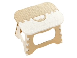 Taburete Plegable De Plástico, Novedoso, Para Niños Y Adultos, Para Actividades Al Aire Libre (beige)
