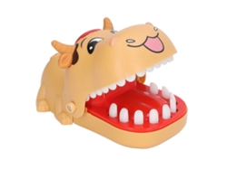 Juguete Interactivo De Dientes De Vaca Para Presionar Y Morder Los Dedos, Color Naranja, Ideal Para Fiestas Infantiles.