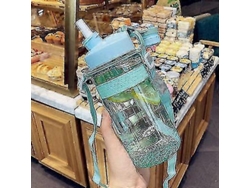 Vaso De Agua A Prueba De Fugas Con Pajita - Vaso Portátil De Gran Capacidad Para Zumos Y Bebidas