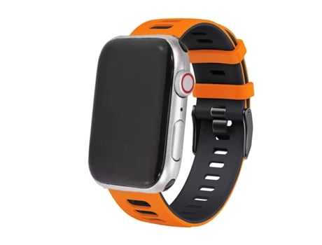 Correa Pioneer para Apple Watch Series 3 38Mm Naranja y Negro
