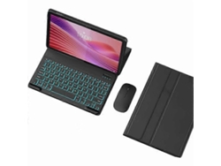 Funda con teclado y ratón Bluetooth para Tab 10.1 TB-311FU/TB-311XU con diseño retroiluminado Facpoet (2025)