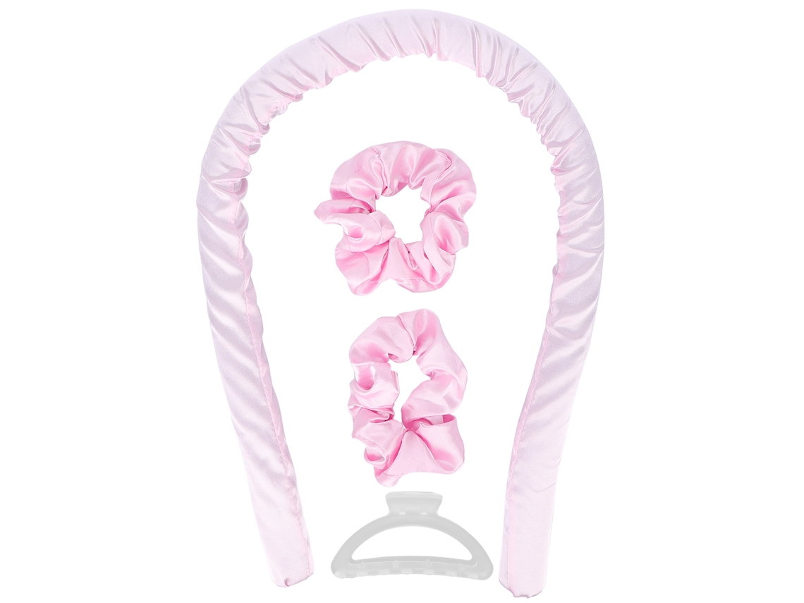 2026 Bobes de Espuma Sem Calor para Cabelo, Ideal para Dormir e Fazer Cachos, Rosa