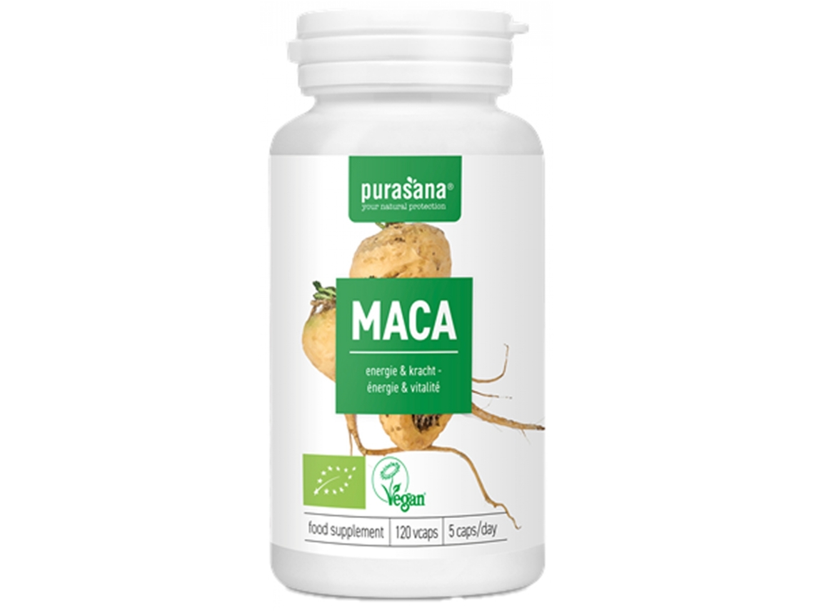 PURASANA Maca Orgánica 120 Cápsulas