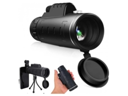 Binocular monocular DED 40X60 con soporte para teléfono.