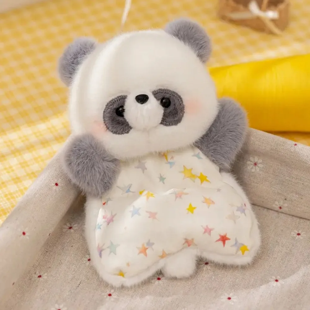 (panda) Peluche De Dibujos Animados Tipo Bolita De Frijoles: Suave, Esponjoso Y Antiestrés.
