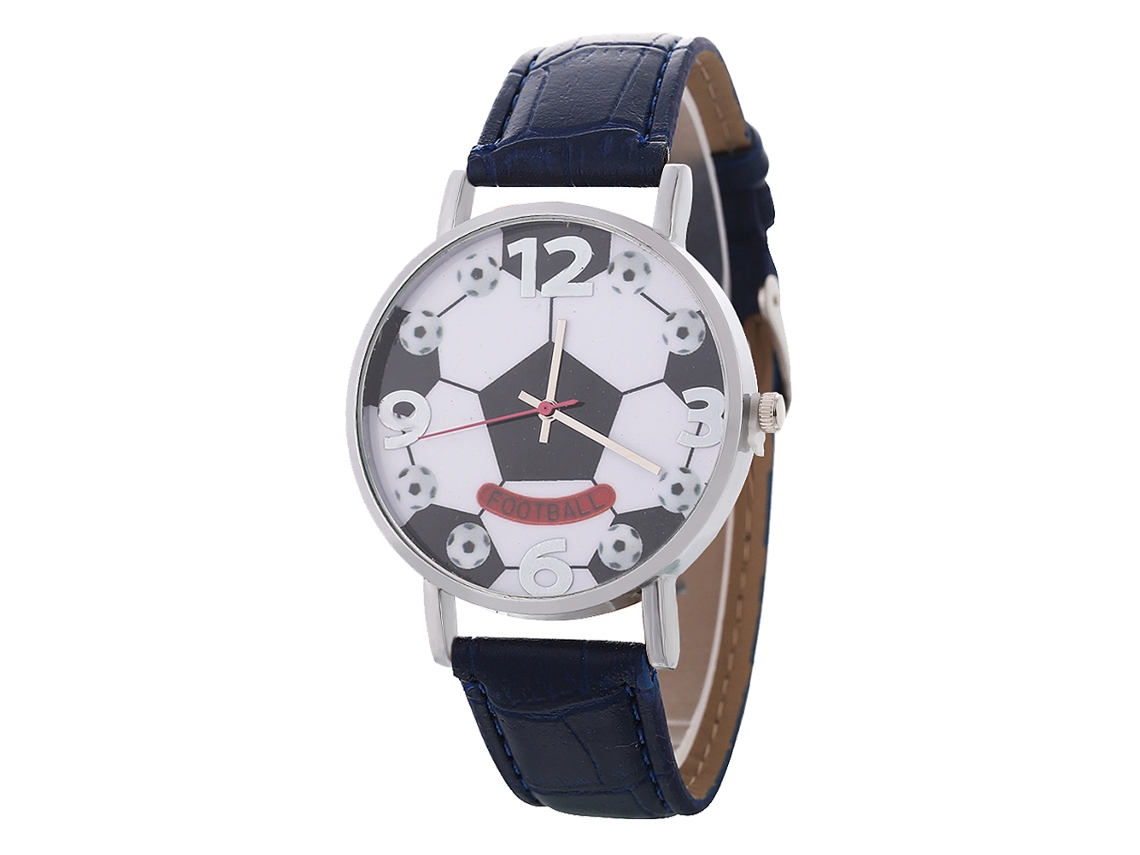 Reloj De Cuarzo Elegante Casual Unisex Para Parejas Regalo Azul Real