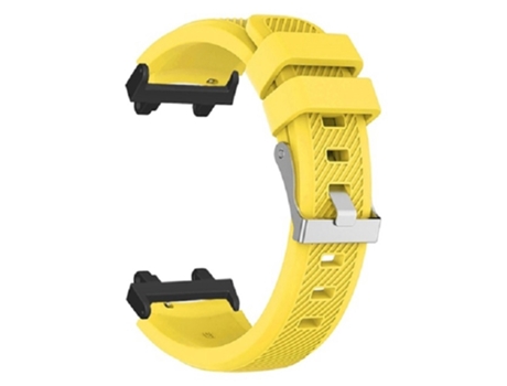 Correa de Silicona textura de sarga 22mm para Huami Amazfit T-Rex 2 - amarillo