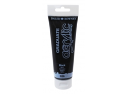 Pintura Acrilica Graduate Daler Rowny 120 Ml (026 Black / Negro)