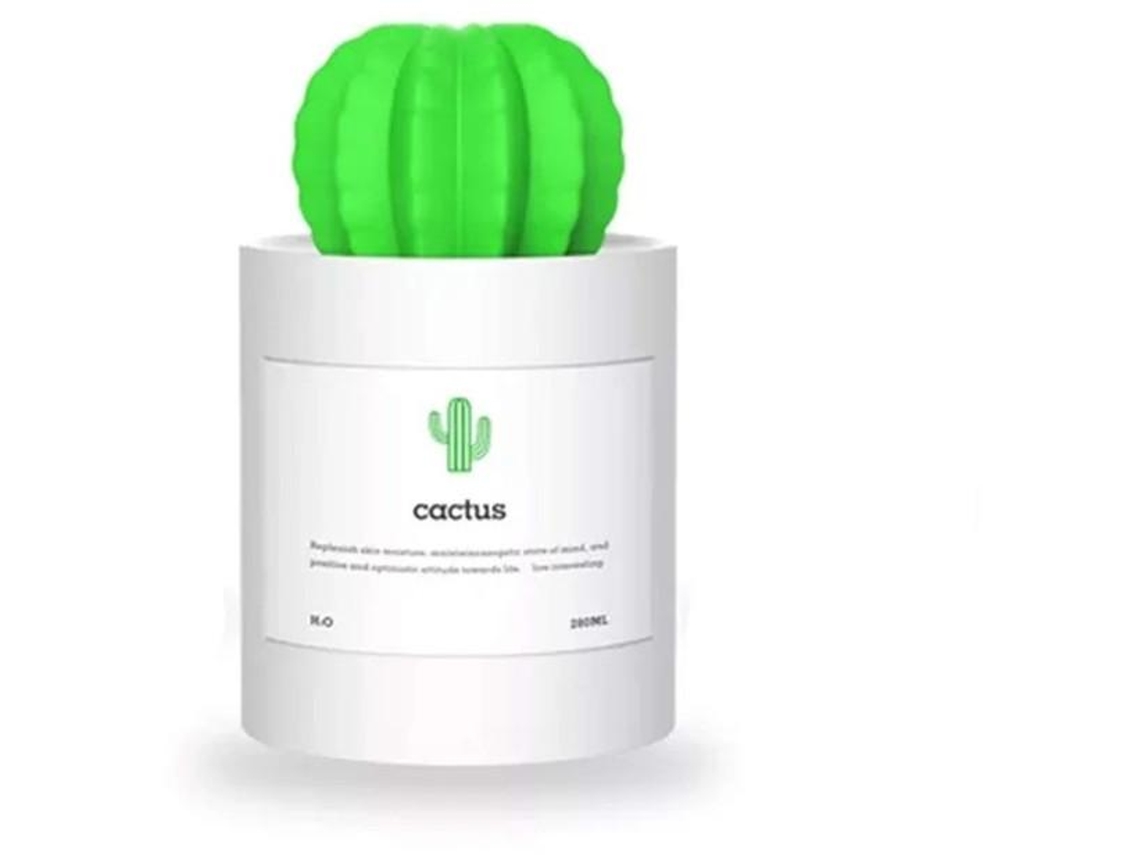 Mini Humidificador Humidificador De Aire Portátil Cactus Usb Cool Mist De 280 Ml Operación Ultrasilenciosa Para Habitación Oficina Casa Yizhood