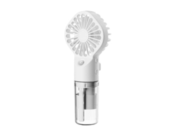 Ventilador nebulizador portátil Szsmart F3, 4 velocidades (blanco)