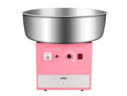 Máquina eléctrica para hacer algodón de azúcar Succebuy de 1000 W, color rosa, 520 x 520 x 447 mm