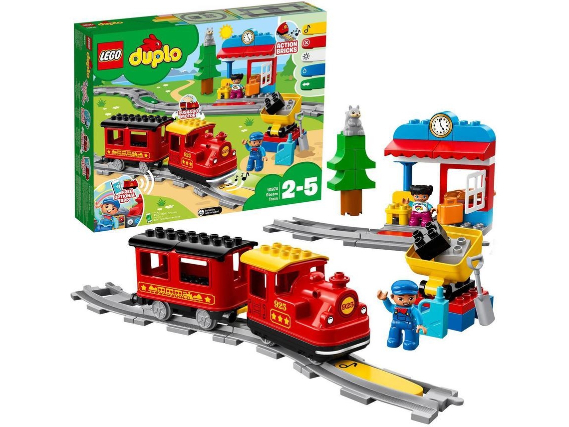 LEGO DUPLO: Town 10874 Steam Train (59 peças)