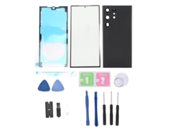 Kit De Substituição De Vidro Traseiro E Frontal Para S23 Ultra Com Adesivo E Ferramentas
