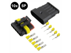 Juego De 10 Enchufes Superseal De 5 Pines Con Terminales PRO K Ip67