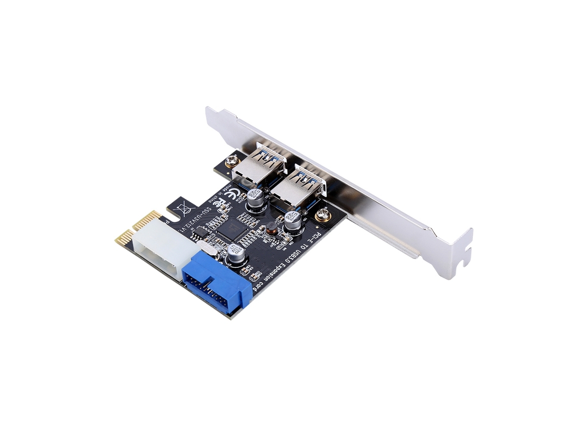 Tarjeta de expansión PCI E a USB 3.0 con interfaz frontal de 19 pines