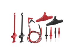 Kit De Cable De Prueba Para Multímetro Jt8001-1 Con Pinza De Cocodrilo, Conector Banana, Pvc Flexible De 19 A