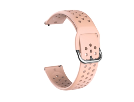 Correa de Silicona 22mm orificios redondos transpirables con pasador de liberación rápida para Samsung Galaxy Watch3 45mm SM-R840/Garmin Vivoactive...