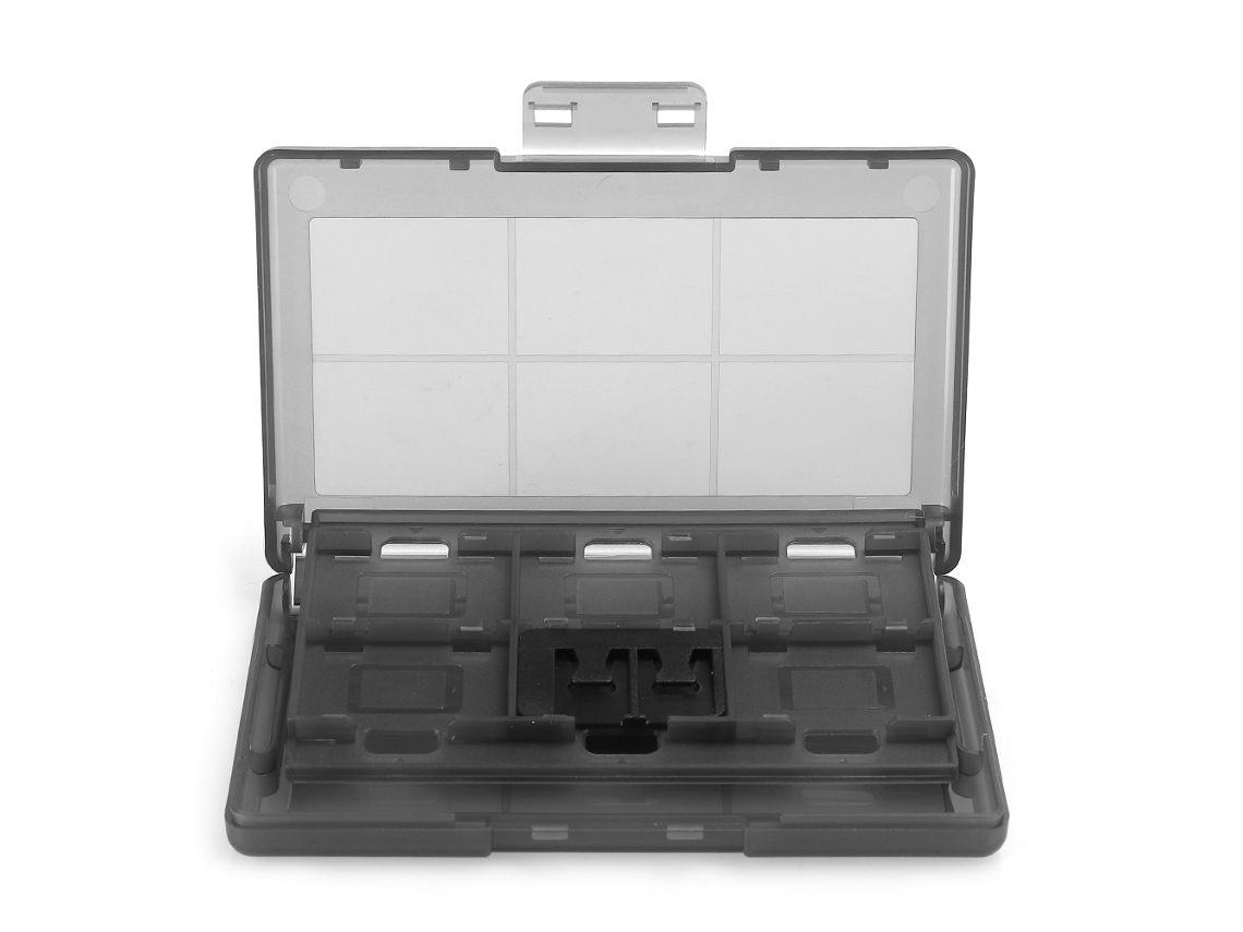 Estuche de almacenamiento negro a prueba de polvo para Nintendo Switch
