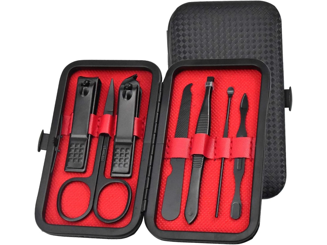 Set Profesional Unisex De 7 Piezas Para Manicura, Pedicura Y Uñas Gruesas.