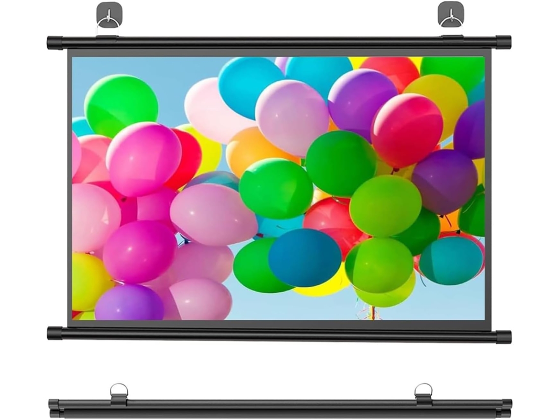 Pantalla de proyección portátil HD de 40 pulgadas (formato 4:3), para uso doméstico y en exteriores.