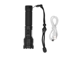 2026-linterna Led 8000lm 1500m Super Brillante Zoom Con Modos De Iluminación, Aluminio Potente Y Portátil