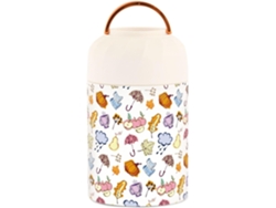 Tarro Térmico De Acero Inoxidable Con Cuchara Diseño Dibujos Animados Para Niños Y Mujeres 500 Ml Grado A...