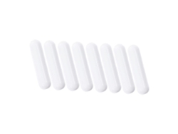 Juego De 8 Varillas Magnéticas De Ptfe Blancas Para Agitar