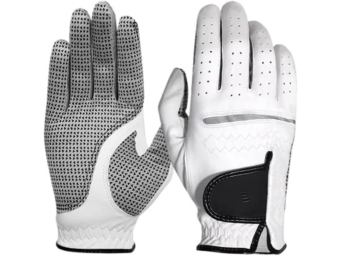 Guantes De Golf Cuero Para Hombre, Transpirables Y Antideslizantes, Entrenamiento Swing (mano Izquierda, 23)
