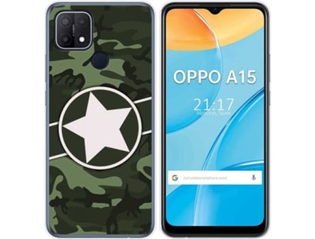 Carcasa Oppo A15 TUMUNDOSMARTPHONE Camuflaje 01