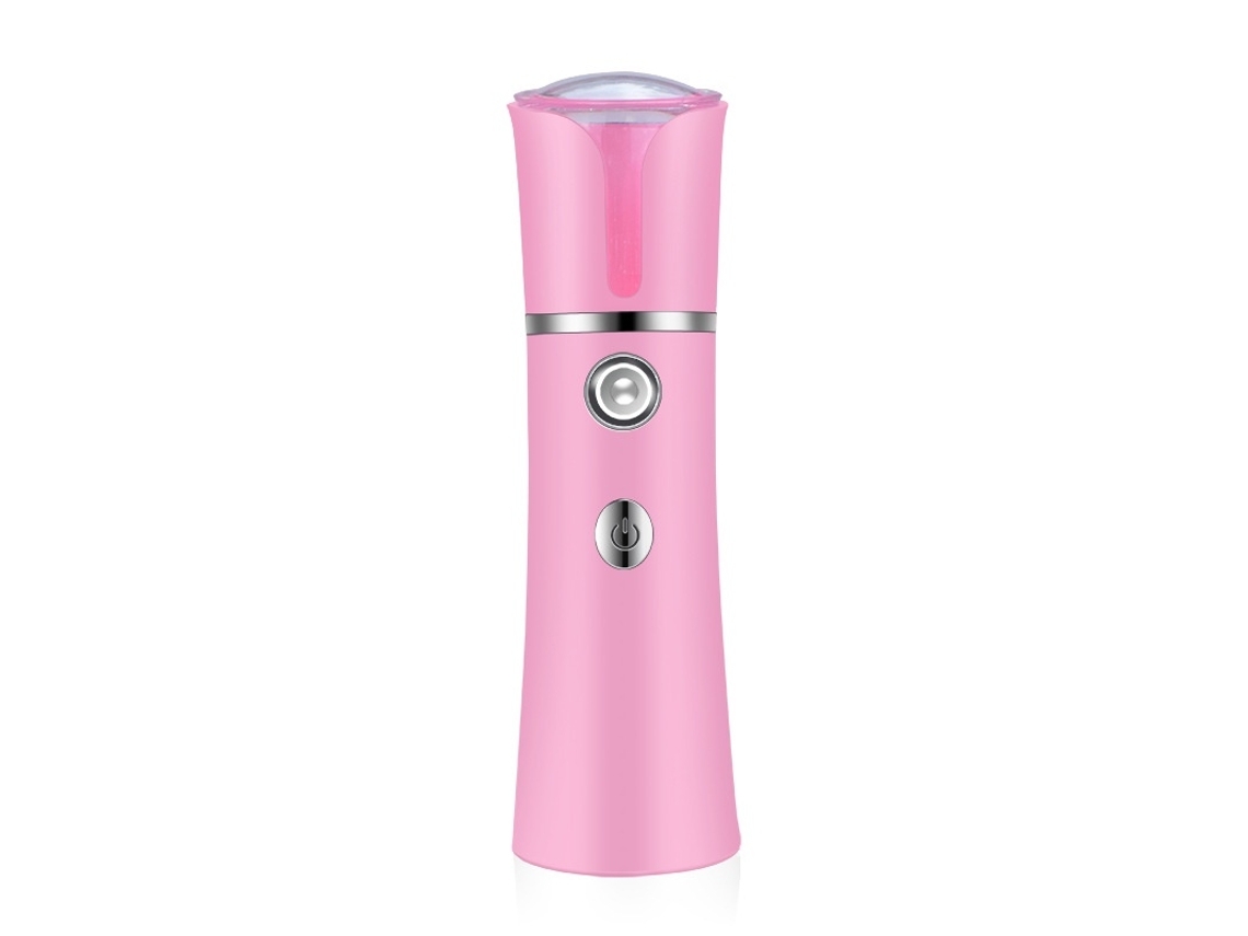 Práctico pulverizador facial humidificador portátil máquina de pulverización facial blanca humidificadores portátiles rosa YEMAESRE