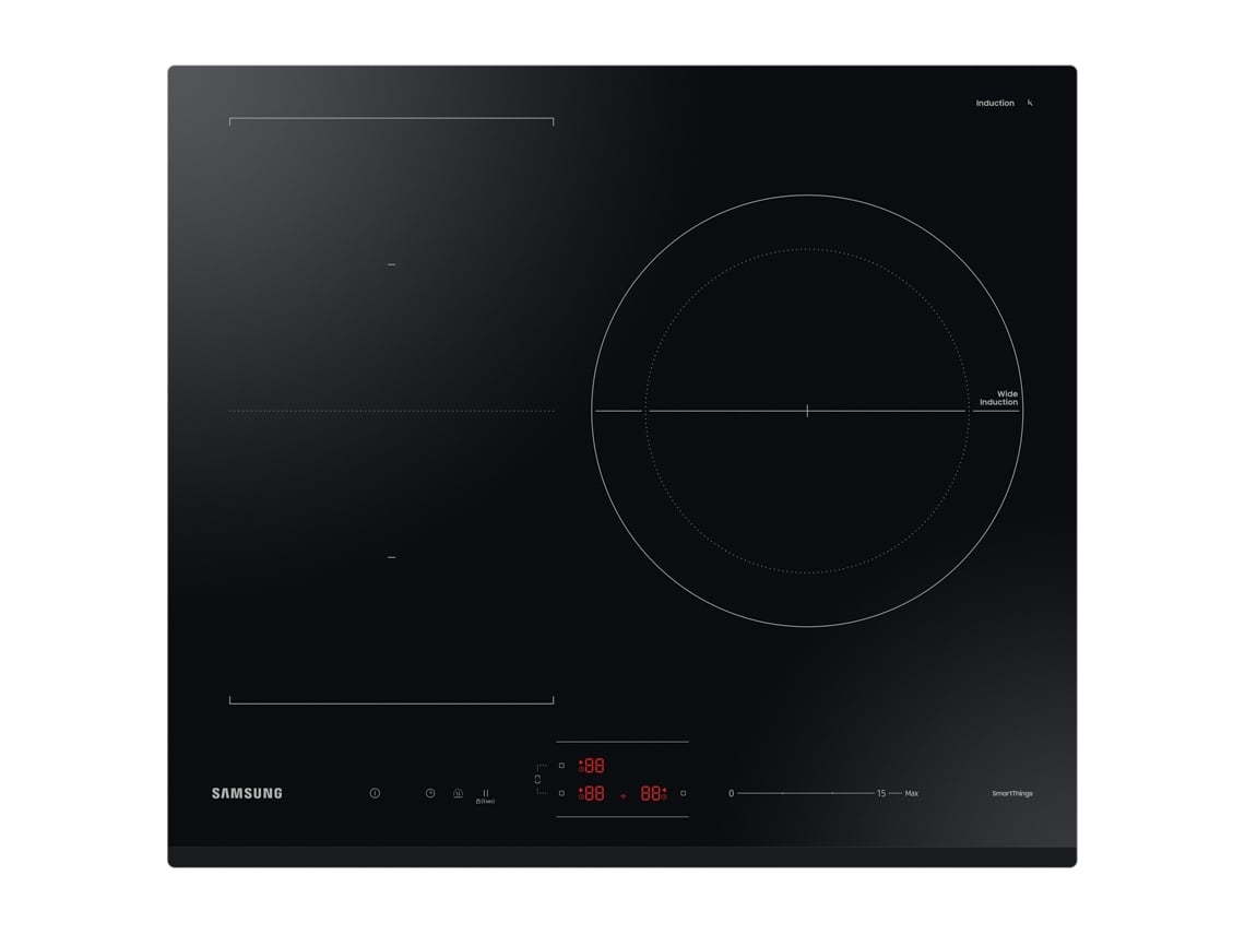 Placa de Inducción SAMSUNG NZ63B5046GK/U2 DUAL FLEX (Eléctrica - 59 cm - Negro)