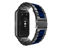 Correa Acero para Huawei Watch Fit 2 Negro y Azul
